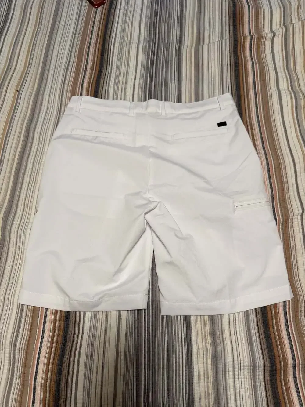 Greg Norman Men's Performance Golf Shorts White Size 34